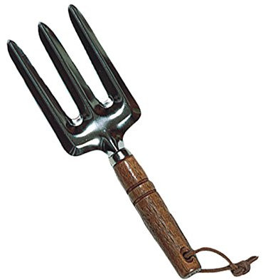 4U-Onlinehandel Pflanzgabel Blumengabel Gartengabel Grabegabel Handgabel Unkrautgabel Handforke Pfahlwurzelgabel Handgrabegabel Erdgabel