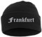 HB_Druck Frankfurt Umschlagmütze - Mütze - Bestickt - Einheitsgröße Schwarz