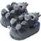 corimori Süße Plüsch Hausschuhe (10+ Designs) Schimpanse „Marco“ Slipper Einheitsgröße 34-44 Unisex Pantoffeln Grau