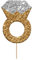 Anniversary House Verlobungsring Cupcake Topper