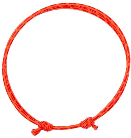 USG 15200002 Halsring, rund und größenverstellbar, Orange/Rot Gemustert
