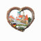 Kühlschrankmagnet in Herzform München Deutschland Souvenir Geschenk Magnetaufkleber Kollektion