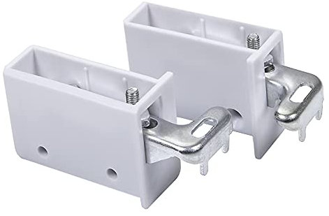 2 paires SOTECH Suspension d'armoire Type B Capacité de charge jusqu'à 90 kg pour rail de suspension Réglable en hauteur/profondeur pour armoires hautes dans cuisine, salle de bain, salon