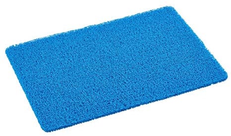 genialo Wellness-Duschmatte rutschfest, 60x40cm, Badewannenmatte, Antirutschmatte Dusche, Badematte, blau