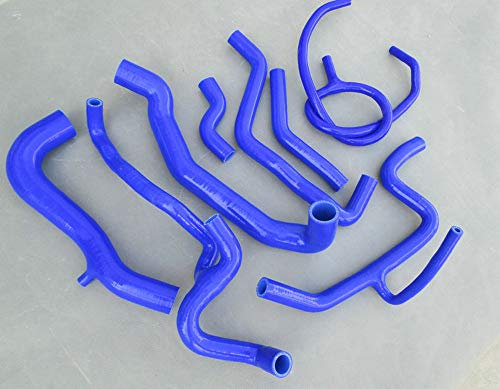FSMOTO Silikon-Kühlmittelschlauch für VW Golf Jet-ta MK3 VR6 G60 2.8/2.9L AAA/ABV 1991-1999 (blau)