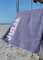 S< S< Strandtuch mit Name - personalisierte Bedrucking - XXL Saunatuch - 10 Farben - 100x200 Handtuch mit Namen aus Baumwolle (Violett)