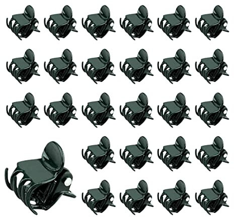 30Pcs Orchid Clips Plant Support Clips Garden Clips,Plant Support Clips Garden Flower Plastic Vine Clips,Orchid Clips Plastic Garden Plant Clips for Supporting Stems Vines Stalks Grow Upright