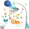 Eners Baby Crib Mobile with Music and Lights, Mobile for Crib with Remote Control, Rotation, Moon and Star Projection, Baby Crib Toys for Boys Girls (Biue)