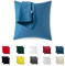 Kissenbezug 60x60 Mikrofaser Premium 2er Set Kissenhülle Deko für Kissen Sofa/Bett Stoff Superweicher Resistent Hypoallergen Anti-Milben Atmungsaktiv Kopfkissenbezug mit Verdecktem Zip Voll Waschbar