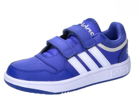 adidas Hoops Lifestyle Basketball Hook-and-Loop Shoes Schuhe, Team royal Blue/Cloud White/Orbit Grey, 30 EU