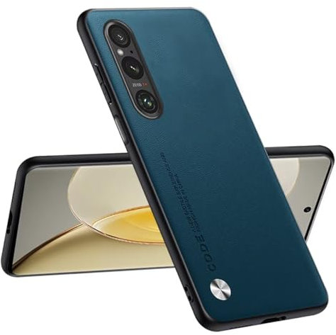 Topme Handyhülle Kompatibel mit Smartphone, Compatible with Sony Xperia 1 V (6.5) – Sicherer und Stilvoller Schutz - Saphir