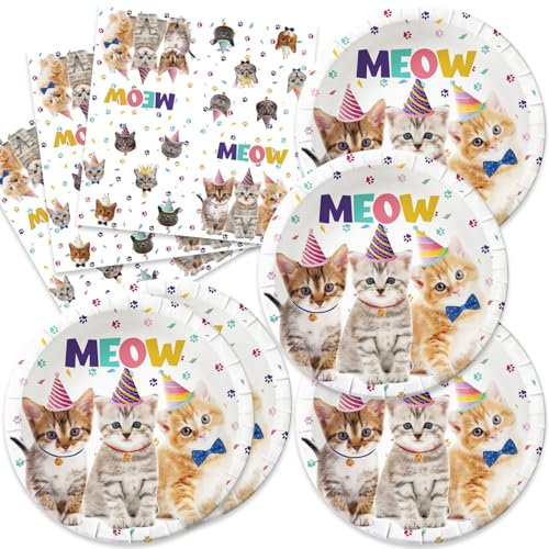 40pcs Red and black birthday Party Supplies,include 20 dessert plate, 20 Napkin,Used for Red and black birthday Party Decoration (Red Black)