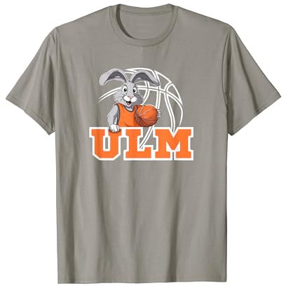 Ulm Basketball Fan Support Schwaben Stadion orange weiss T-Shirt