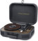 Muse MT-207 DGB Giradischi con Bluetooth, altoparlante stereo integrato e uscita USB (RCA, ingresso AUX, jack per cuffie), nero
