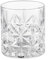 BRANDANI Verre tumbler eau fleur set 6 pièces verre 300 ml