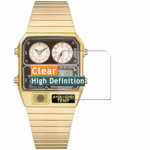 Vaxson 3 Stück Schutzfolie kompatibel mit CITIZEN RECORD LABEL JG2101-78E JG2103-72X JG2105-93E, Display folie folien Displayschutzfolie （ nicht Panzer Schutz Glas folie SchutzGlas nicht PanzerGlas ）