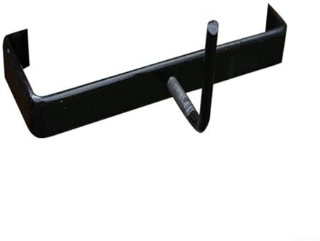 Base di ancoraggio regolabile per pali in cemento, kit di staffe di sicurezza per pali di recinzione per colonne in cemento da 10,2 cm