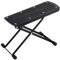 Pedicure Stool for Feet - Foldable Pedicure Foot Rest with Adjustable Height – Non-Slip Foot Stand for Comfortable Beauty | Heavy Duty Tool for Leg Hair Removal and Relaxation, Holds 220lbs
