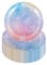 PHUNAT Pink Gradient Paper Plates, Pack of 50, 7'' Dinner Plates, Snowflake Party Supplies for Winter Holiday, Xmas, Frozen Party