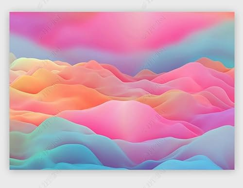 Fototapete Bunte Wolken Und Berge 250X175 Cm Design Tapete Fototapeten Tapeten Wandtapete Moderne Wand Schlafzimmer Wohnzimmer