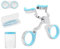 YREYBN Contact Lenses Applicator,Contacts Lens Helper, Contact Lens Remover Tool with Contact Lens Case, Sucker,Tweezer with Soft Tip, Enhanced Comfort and Precision, Ergonomically Designed Blue