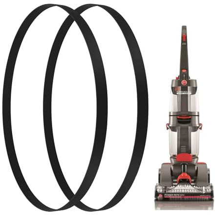 2 Pack 440005536 Hoover Vacuum Belt Replacement for Hoover Dual Power Max Carpet Vacuum Cleaner,Vacuum Cleaner Belts Replacement Belts Compatible with Models FH51000,FH51001,FH54000,FH51000RM