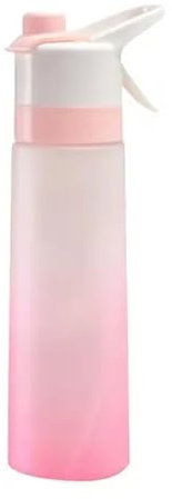 Botella De Agua Misting Botella de agua pulverizada, taza de agua con superficie de niebla de Color Gradual, taza de agua for deportes al aire libre for hombres y mujeres, botellas de viaje, taza de r