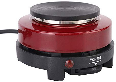 Mini-Elektroherd, Einzelkochplatte 500W Kleiner Einzelbrenner Elektroherd Teeaufbrühherd Kaffeeaufbrühkochplatte Heizung Becher