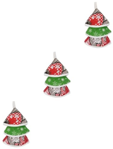 3 Sätze Deckel Abdeckung Topfdeckel Pfannendeckel Tajine Stövchen Topf-Abdeckung Pot Filler Untersetzer Für Warme Speisen Teekessel Dreieckiger Topf Topfhut Baumwolle 3 Stück * 3 TOPBATHY