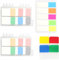 500 Stück Seitenmarker Selbstklebend, Seitenmarker 15 Farben Post It Klein Haftstreifen Beschreibbare Post It Index Repositionierbare Kleberegister für Dokumente Tagebuch Papieren