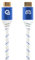 OEHLBACH GAMING New Game Blue – 3 Meter - HDMI 2.1b Kabel – Ultra High Speed zertifiziert, 8K@60Hz, eARC, ALLM, VRR, DSC – kompatibel mit PS5, Xbox Series X/S, Nintendo Switch, PC – Weiß – 1 Stück