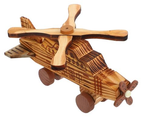 DOITOOL Flugzeugmodell Ornament bürodeko büro Dekoration Club Dekoration Wall Shelf Schreibtisch Dekoration groß Retro Party Eisenhandwerk Wohnkultur Flugzeugverzierung hölzern Golden