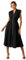 HEYPORK Damen Frühling Sommer Kleider Lässig Bequem Kleid Modern Elegant Röcke Frauen Taillierte Temperament V-Ausschnitt Plissiert Reißverschluss Kleid(Schwarz, M)