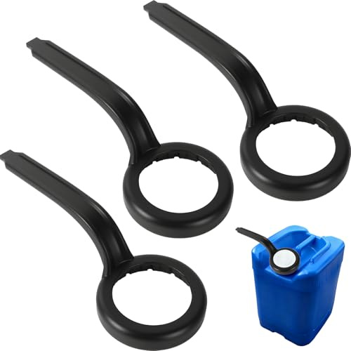 Calvana (3-Pack) Wrench for 70mm Lids - Compatible with Rieke Caps for 5- and 6-Gallon API Kirk Samson Stacker Water Storage Containers and Pool Chlorine Carboys