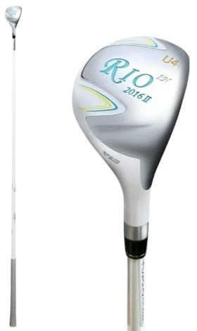 Golf Club #1/#3/#5 Wood/#4H Hybrid Iron for Women 13.5-22 Degree Loft Light Graphite Shaft Right Handed Fairway Lady Sports (#4H)