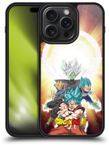 Head Case Designs Officially Licensed Dragon Ball Super Merged Zamasu Future Trunks Arc Characters Gel Armour Case [Military Grade Protection] Compatible With Apple iPhone 15 Pro Max