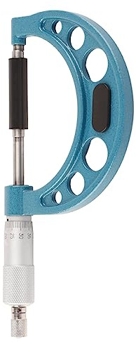 Micromètre extérieur, outil de mesure d'épaisseur en acier inoxydable, micromètre métrique avec clé 0,01 mm (50-75mm)