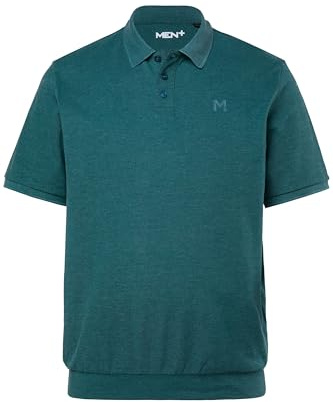 Men Plus Herren große Größen Übergrößen Menswear L-8XL Poloshirt, Bauchfit, Basic, Piqué, Halbarm tannengrün 3XL 836264753-3XL