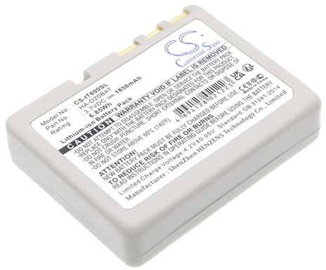 CS-IT600SL Akku 1850mAh Kompatibel mit DT-5300, IT-300, IT-600, IT-800, IT-800RGC-65D, IT-G500 Ersetzt CA60L1-G, CA60L4-G, HA-020LBAT, HA-D20BAT, HA-D20BAT-A, HA-D21LBAT