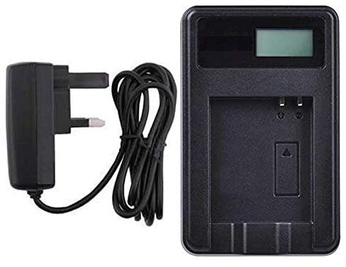 Mains Battery Charger for Nikon COOLPIX P7000, P7100, P7700, P7800 Digital Cameras and Nikon Df, D3100, D3200, D3300, D5100, D5200, D5300, D5500 DLSR Camera - For EN-EL14 Battery