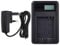 Mains Battery Charger for Nikon COOLPIX P7000, P7100, P7700, P7800 Digital Cameras and Nikon Df, D3100, D3200, D3300, D5100, D5200, D5300, D5500 DLSR Camera - For EN-EL14 Battery