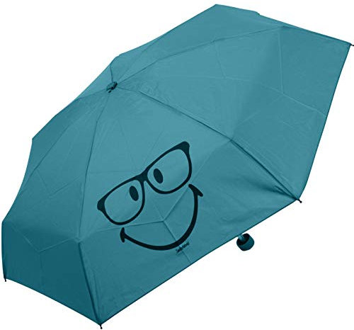Smiley World Taschenschirm Mini Manual - Blau