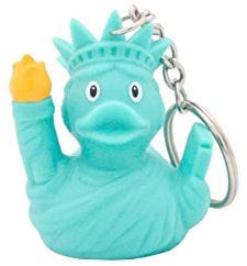 lilalu Schlüsselanhänger Freedom Ente, Quietscheente, anhänger - Sammelfigur