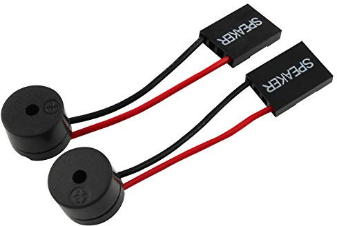 AXLIZER 2PCS Altoparlante interno della scheda madre del PC, altoparlante incorporato della scheda madre del computer, cicalino della scheda madre, cicalino di allarme