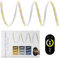 LED Universum COB LED Streifen Set CCT dualweiß mit Funkfernbedienung, Controller & Netzteil Band Strip Premium Filament 24V LED Streifen IP65 dualweiß (5 Meter)