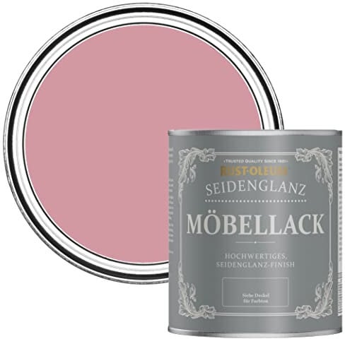 Rust-Oleum Pink Furniture Paint in Satin Finish - Dusky Pink 750ml