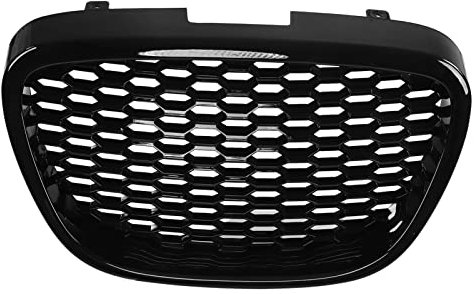 Rejilla Delantera, Rejilla Delantera 1133007 Reemplazo de Rejilla de Malla de Parachoques Resistente Al Calor Negro Brillante para Seat Leon Altea Toledo Reemplazo de Rejilla de Malla Delantera Estilo