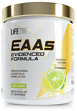 Life Pro EAAs Evidenced Formula 300g | Aminoácidos esenciales al completo | Fórmula MAP | (ACID LEMON)