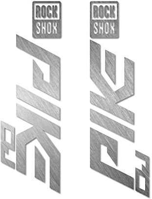 Adesivi compatibili con forcella bici Rock Shox Pike DJ 2020 fustellato