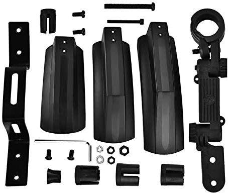 Pilipane Verstellbarer Kotflügel,Fahrrad-Kotflügel, vorderer hinterer Kotflügel, Fahrrad-Kotflügel-Set, Schnellverschluss-Schutz-Fahrradschutz für MTB, Bike Fender kotflügel MTB rahmenschutz moun